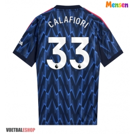 Arsenal Riccardo Calafiori #33 Uit tenue 2025-26 Korte Mouw